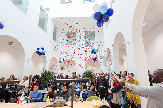College building Opening